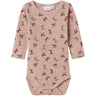 Name It Shadow Gray Bows Nbfwang Wool Rib Ls Body Aop
