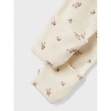 Name It Snow White Small Flowers Nbfwang Wool Needle Nightsuit Noos