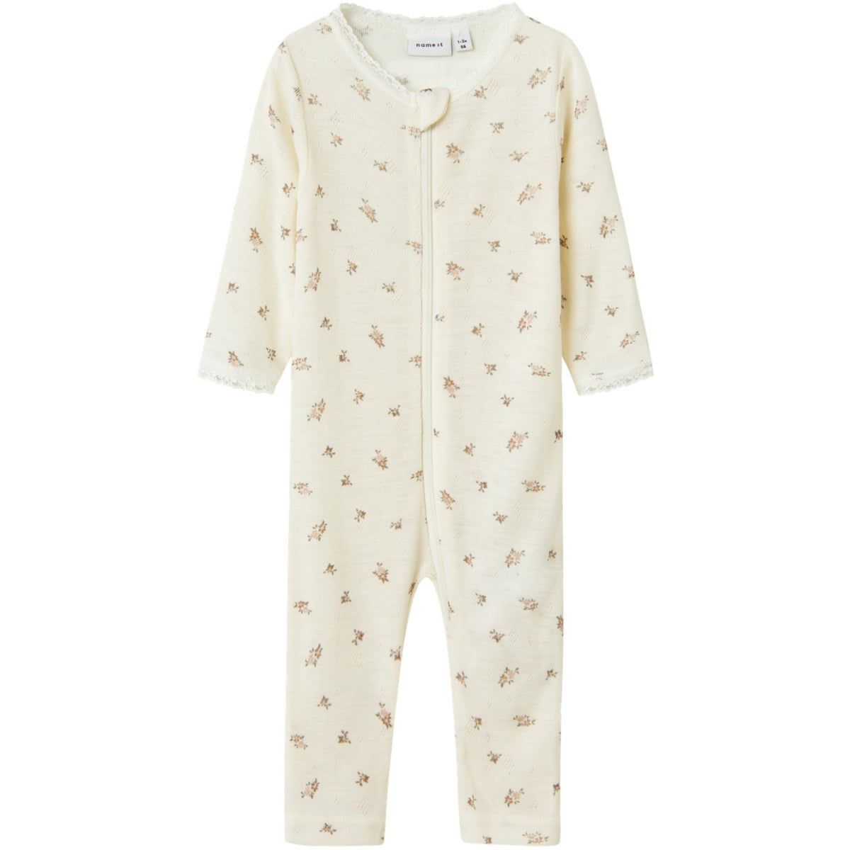 NAME IT Nmfwang Nightsuit Solid Noos pyjama voor meisjes van wol, lila, 104 cm