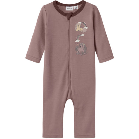 Name It Antler Unicorn Nbfwillit Wool Ls Suit