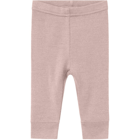 Name It Shadow Gray Nbfwillitus Wool Leggings