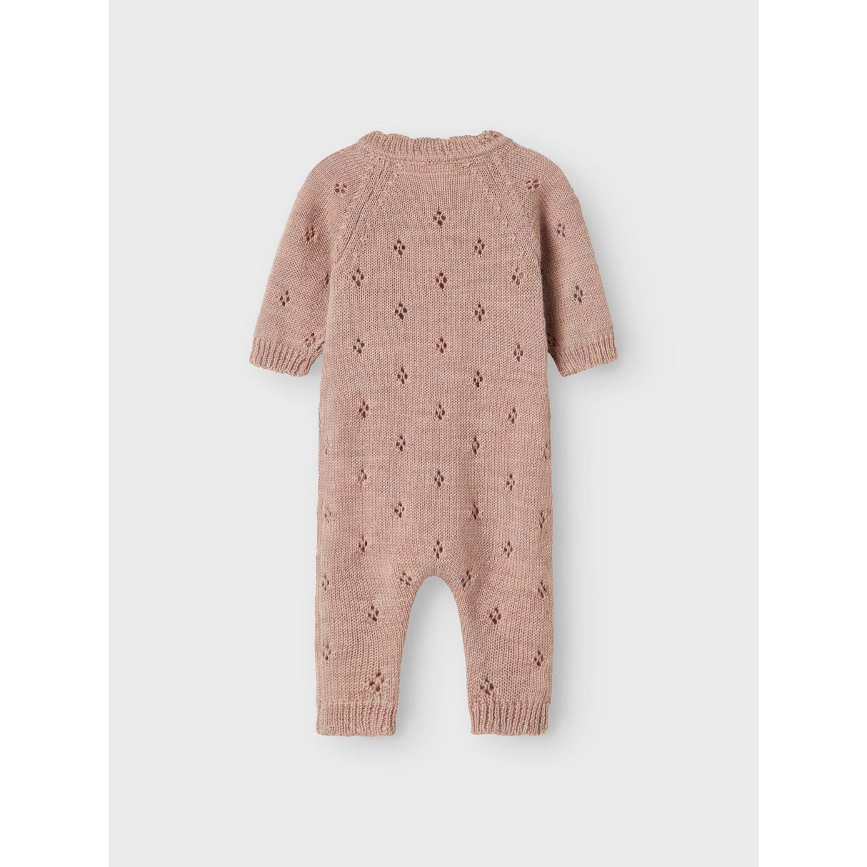 Name It Shadow Gray Nbfwrilla Wool Ls Knit Suit