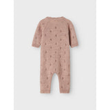 Name It Shadow Gray Nbfwrilla Wool Ls Knit Suit