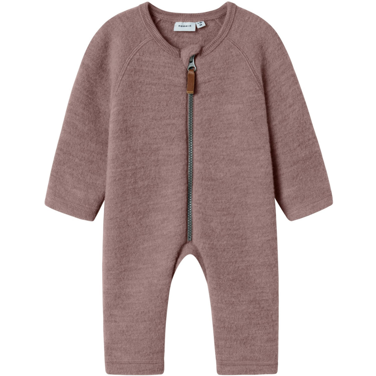 Name It Antler Nbfwmino Wool Bru Ls Suit Noos