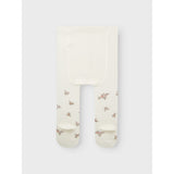 Name It Snow White Small Flowers Nbfwak Wo/Bl Tights Aoj