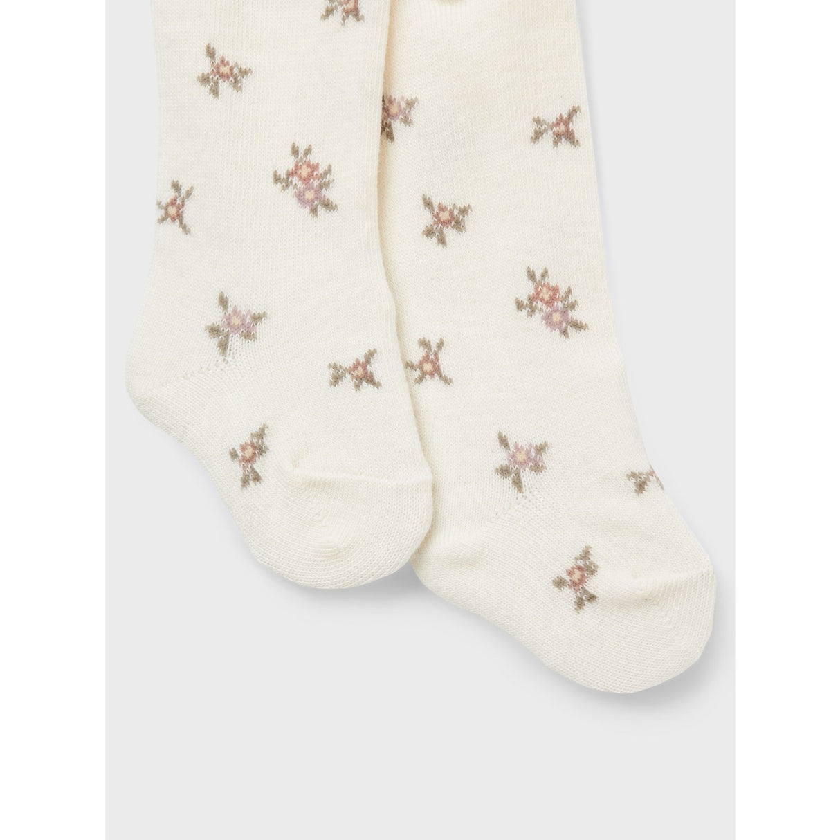 Name It Snow White Small Flowers Nbfwak Wo/Bl Tights Aoj