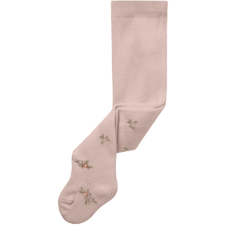 Name It Shadow Gray Small Flowers Nbfwak Wo/Bl Tights Aoj