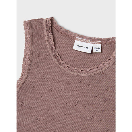Name It Antler Nmfwang Wool Needle Tank Top