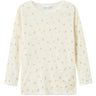 Name It Snow White Small Flowers Nmfwang Wool Needle Ls Top Noos