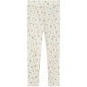 Name It Snow White Small Flowers Nmfwang Wool Needle Leggings Noos