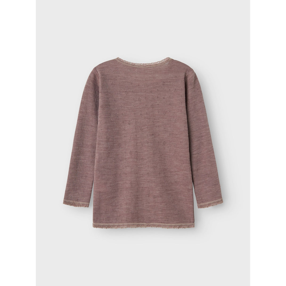 Name It Antler Nmfwang Wool Needle Ls Top Solid Noos