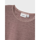 Name It Antler Nmfwang Wool Needle Ls Top Solid Noos
