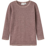 Name It Antler Nmfwang Wool Needle Ls Top Solid Noos
