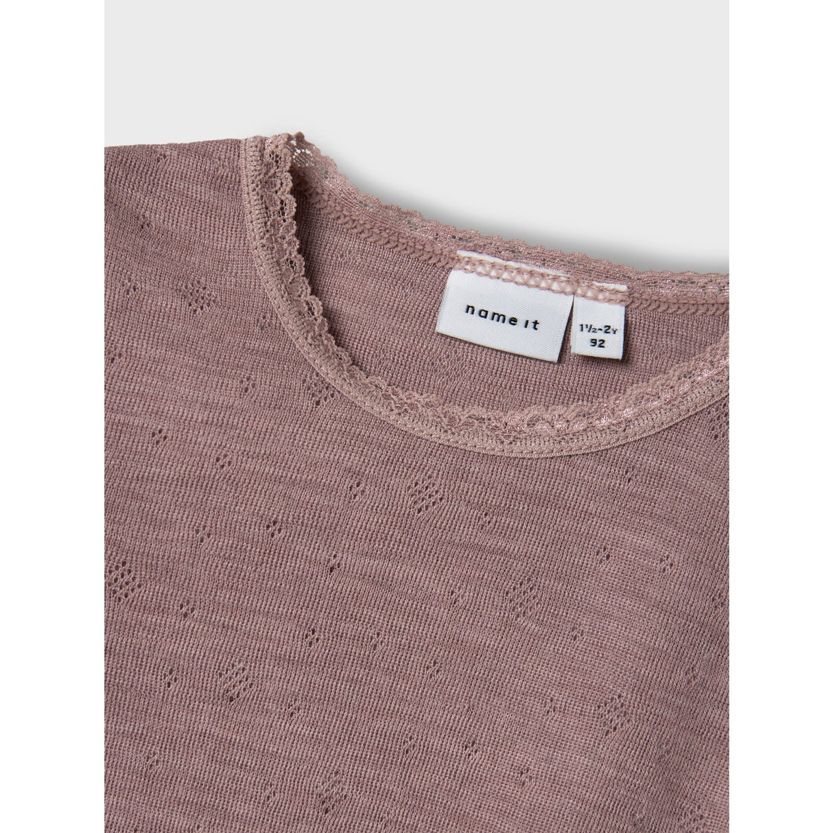 Name It Antler Nmfwang Wool Needle Ls Body Solid Noos