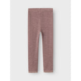 Name It Antler Nmfwang Wool Neddle Leggings Solid Noos