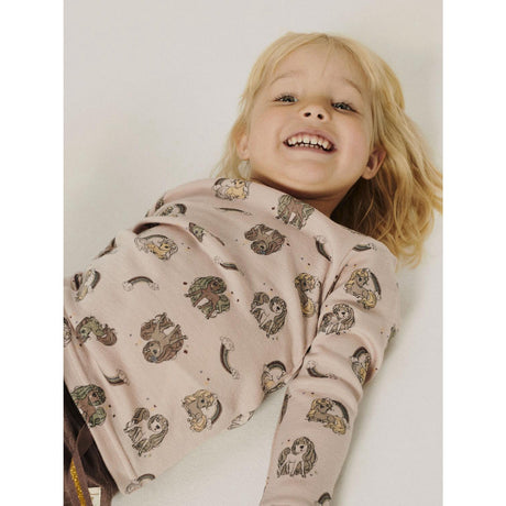 Name It Shadow Gray Unicorn Nmfwillit Wool Ls Top