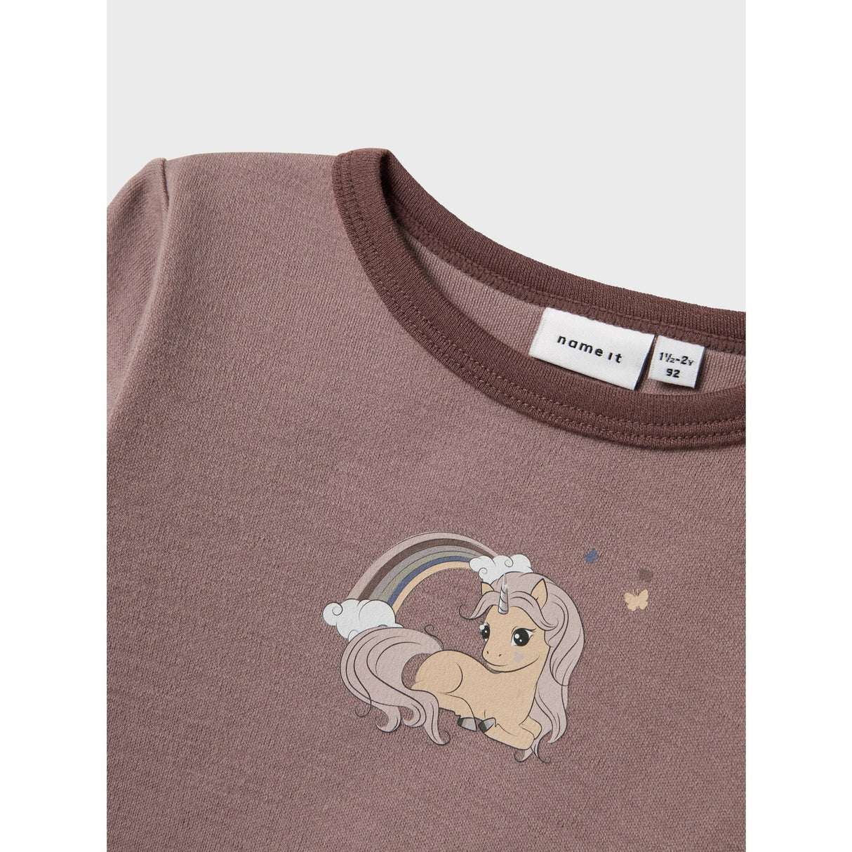 Name It Antler Unicorn Nmfwillit Wool Ls Top