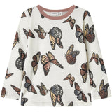Name It Snow White Butterfly Nmfwillitus Wool Ls Top Noos