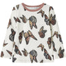 Name It Snow White Butterfly Nmfwillitus Wool Ls Top Noos