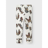 Name It Snow White Butterfly Nmfwillitus Wool Leggings Noos