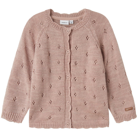 Name It Shadow Gray Nmfwrilla Wool Ls Knit Card