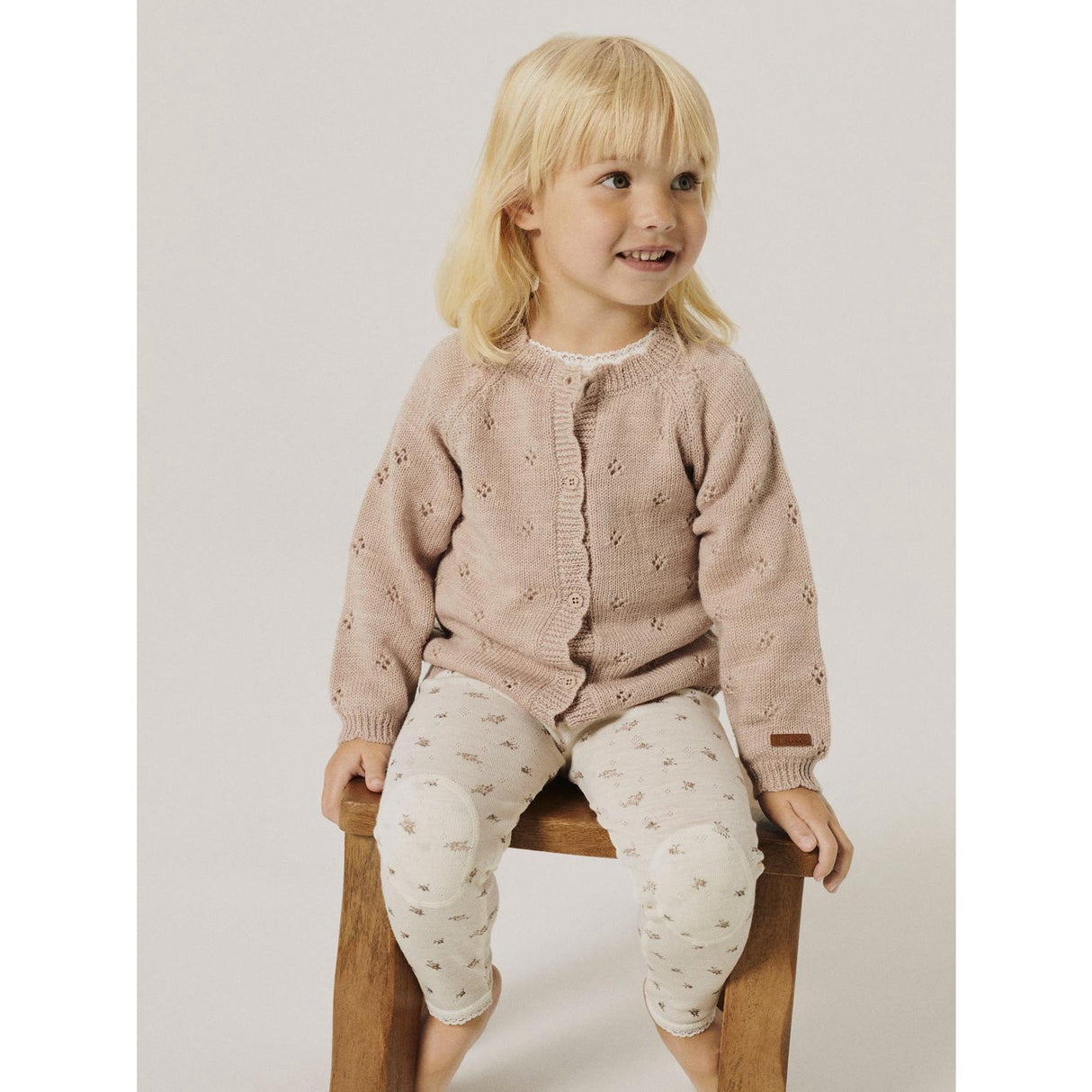 Name It Shadow Gray Nmfwrilla Wool Ls Knit Card