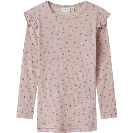 Name It Shadow Gray Duts Nmfwomi Wo/Mo Ls Top