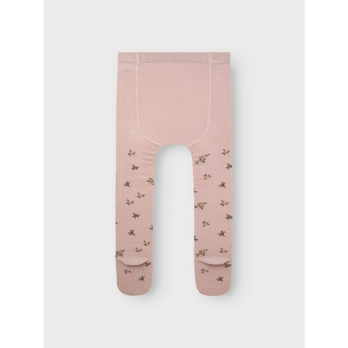 Name It Shadow Gray Small Flowers Nmfwak Wo/Bl Tights Aoj