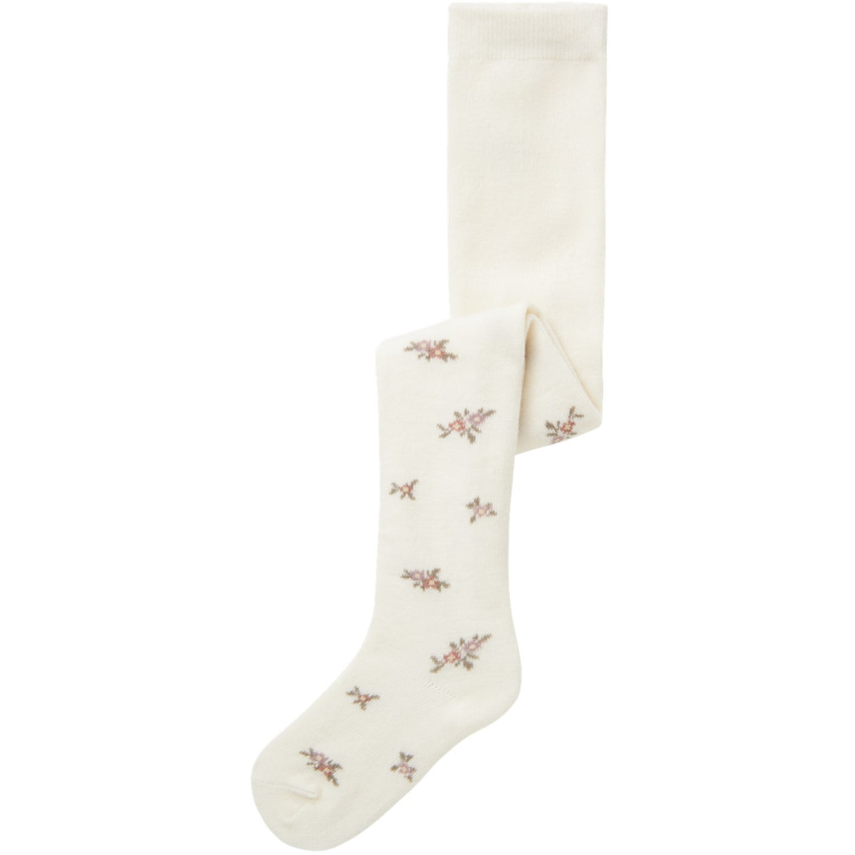 Name It Snow White Small Flowers Nmfwak Wo/Bl Tights Aoj