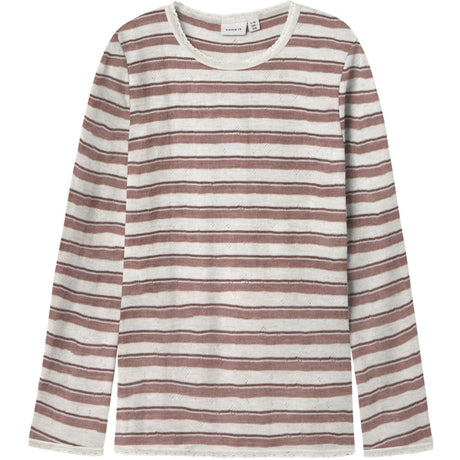 Name It Antler Snow White Nkfwang Wool Needle Ls Top