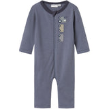 Name It Folkstone Gray Tractor Nbmwillit Wool Ls Suit