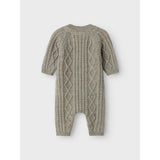 Name It Dried Sage Nbmwrilla Wool Ls Knit Suit