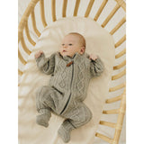 Name It Dried Sage Nbmwrilla Wool Ls Knit Suit