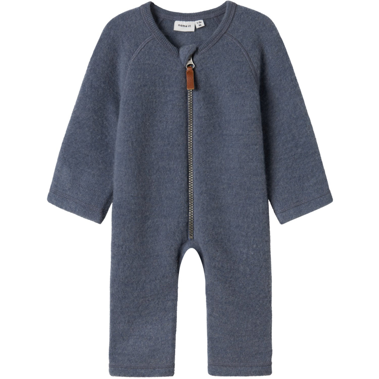Name It Folkstone Gray Nbmwmino Wool Bru Ls Suit Noos