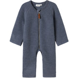 Name It Folkstone Gray Nbmwmino Wool Bru Ls Suit Noos