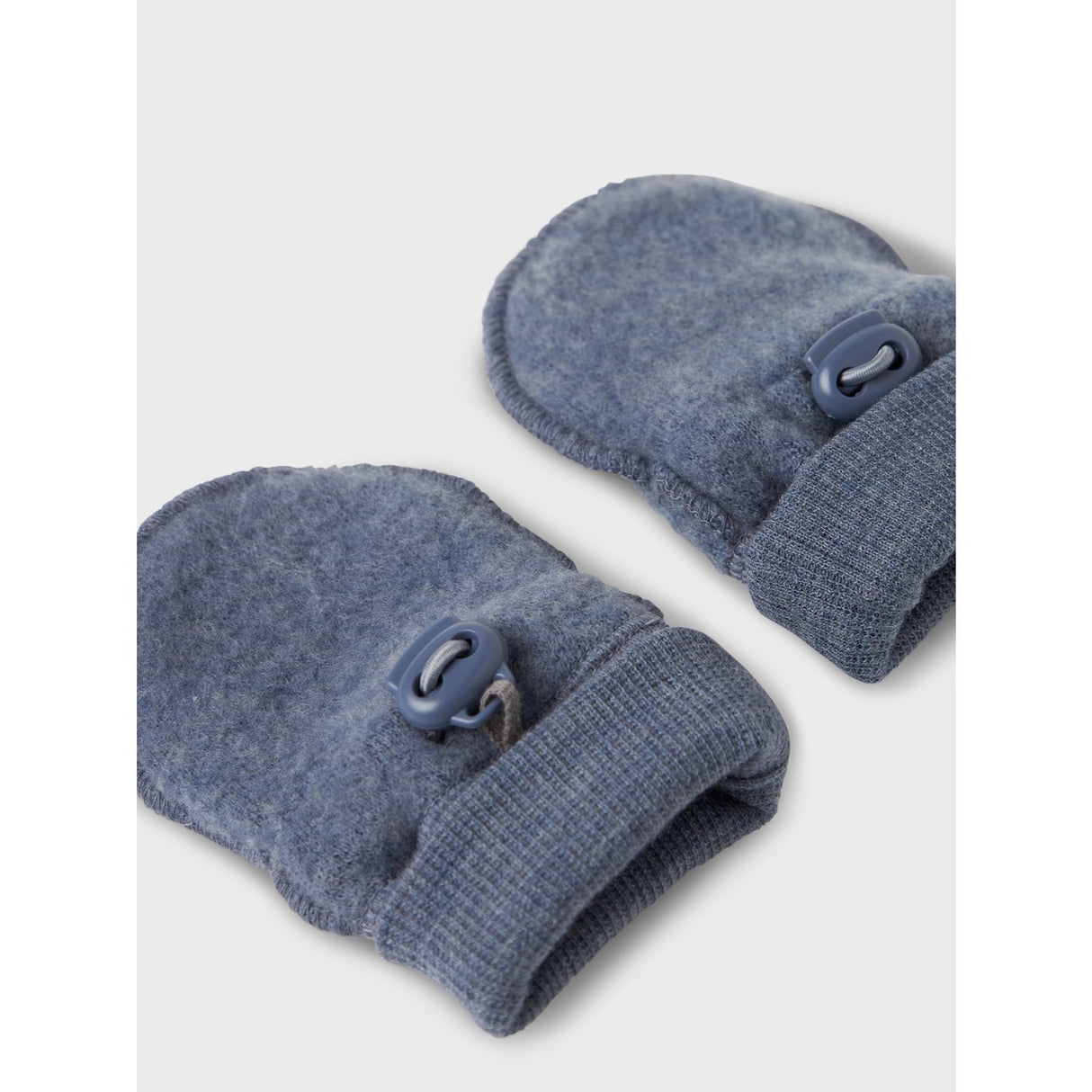 Name It Folkstone Gray Nbmwmino Wool Bru Mittens Wo/Thumb