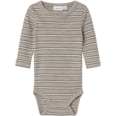 Name It Satellite Stripes Nbmwomi Wo/Mo Ls Body