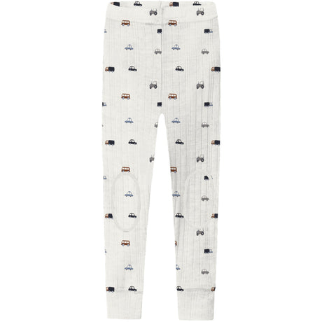 Name It Snow White Small Cars Nmmwang Wool Needle Long Johns Noos