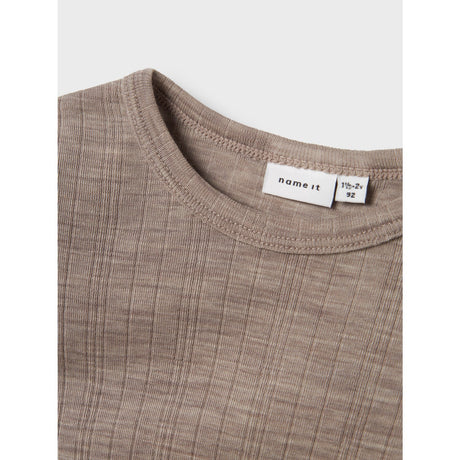 Name It Satellite Nmmwang Wool Needle Ls Top Solid Noos