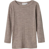 Name It Satellite Nmmwang Wool Needle Ls Top Solid Noos