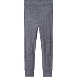 Name It Folkstone Gray Nmmwang Wool Needle Long Johns Solid Noos