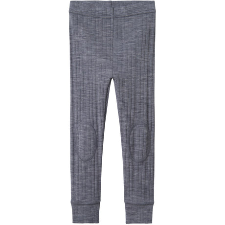 Name It Folkstone Gray Nmmwang Wool Needle Long Johns Solid Noos