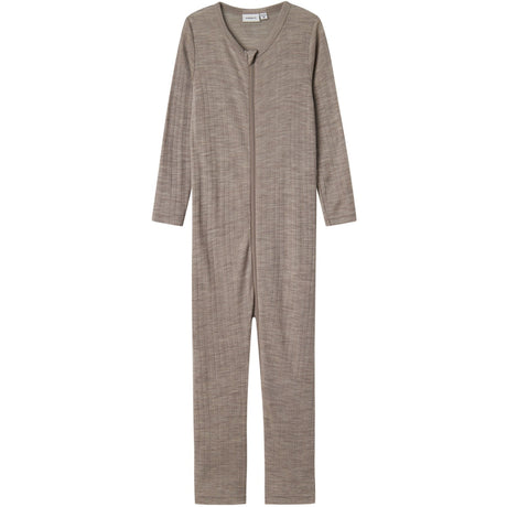 Name It Satellite Nmmwang Wool Needle Nightsuit Solid