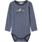 Name It Folkstone Gray Tractor Nmmwillit Wool Ls Body