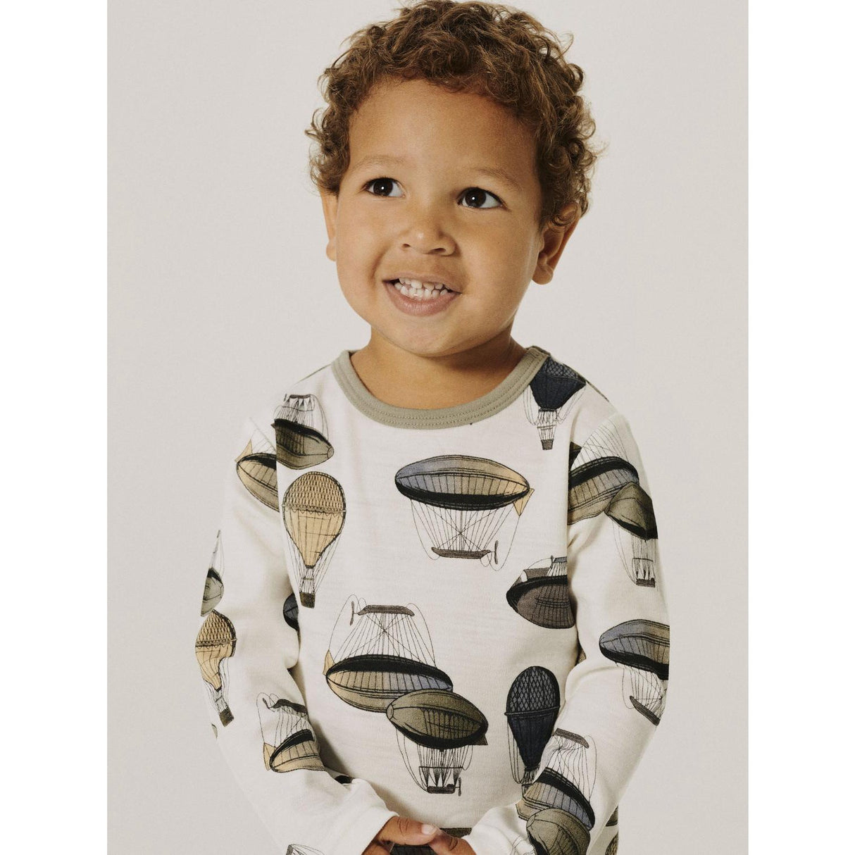 Name It Snow White Air Balloon Nmmwillitus Wool Ls Top Noos