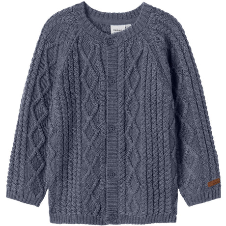 Name It Folkstone Gray Nmmwrilla Wool Ls Knit Card