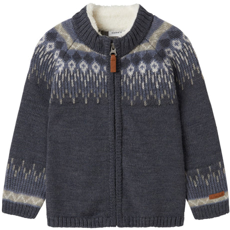 Name It Ombre Blue Iceland Nmmwriss Wool Ls Knit Card