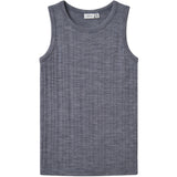Name It Folkstone Gray Nkmwang Wool Needle Tank Top