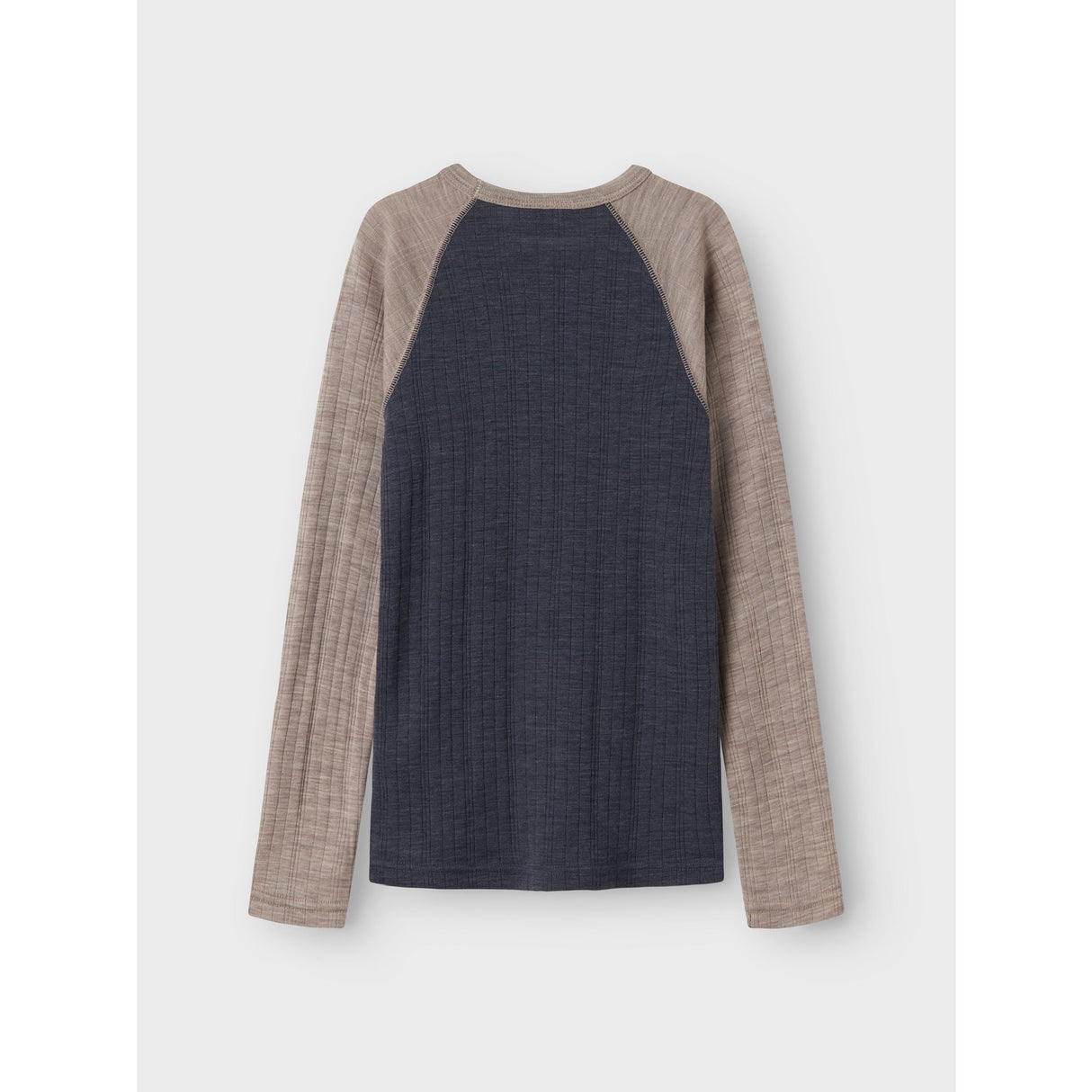 Name It Ombre Blue Satellites Sleeves Nkmwang Wool Needle Ls Top Solid