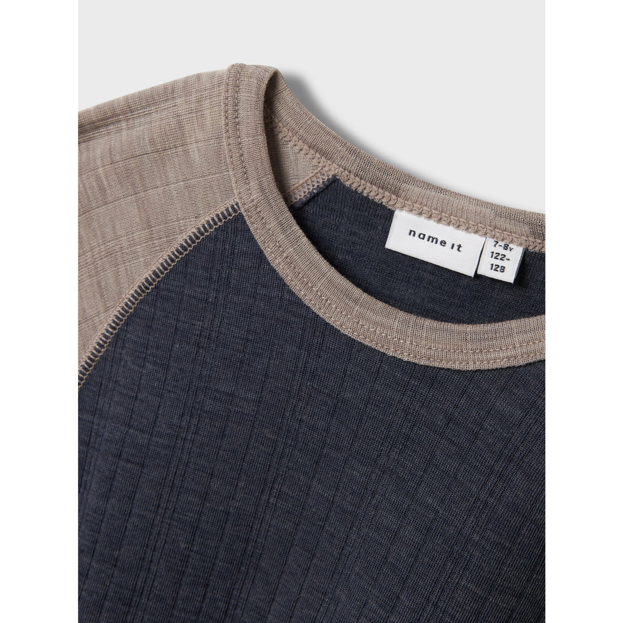 Name It Ombre Blue Satellites Sleeves Nkmwang Wool Needle Ls Top Solid